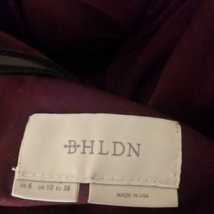 Size 6 BHLDN Wine Bridesmaid Dress (Ember)